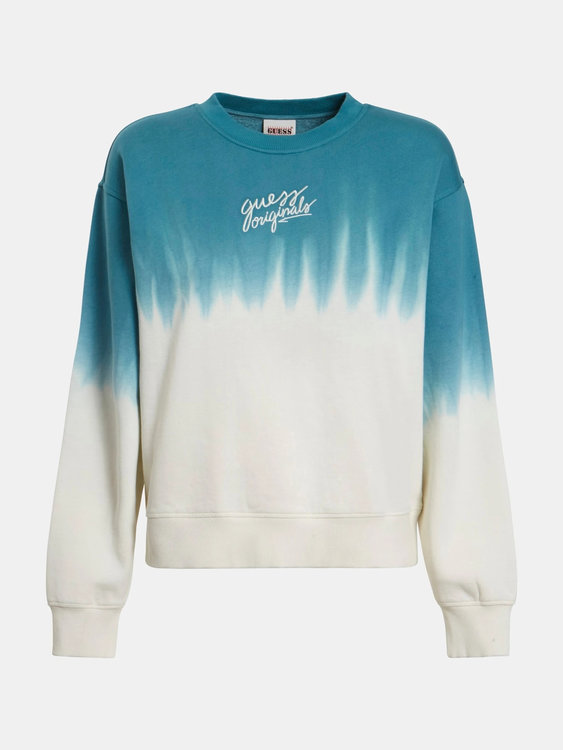 Guess, Zelená barva Jessica oversized mikina