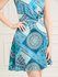 Módní Mykonos mini šaty, Modrá, Tyrkysová barva, 2022 1