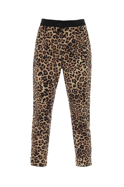 Módní Quasi tepláky, Hnědá barva, 2022