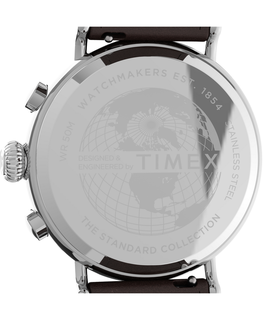 Essential Collection hodinky Hnědá, Stříbrná barva Muži