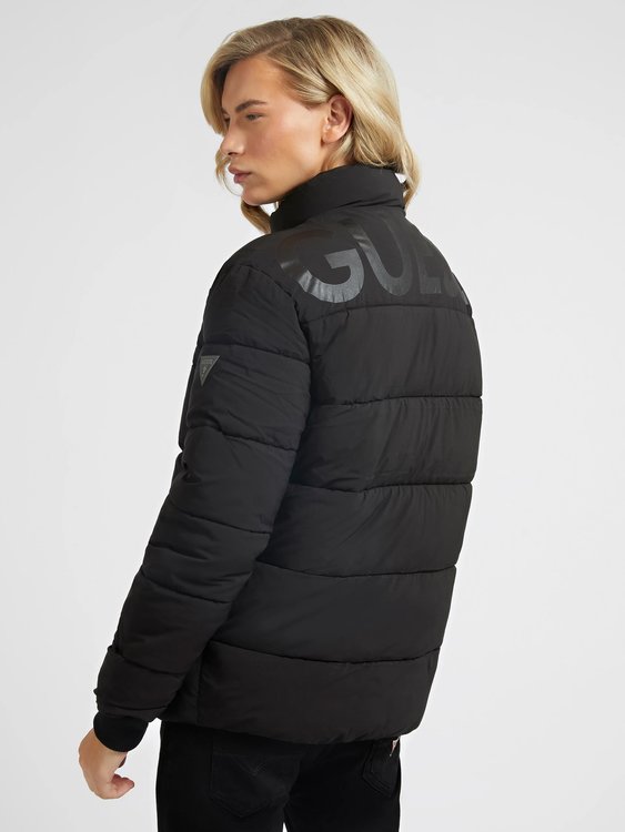 Stretch puffa bunda – Guess, Černá barva Muži