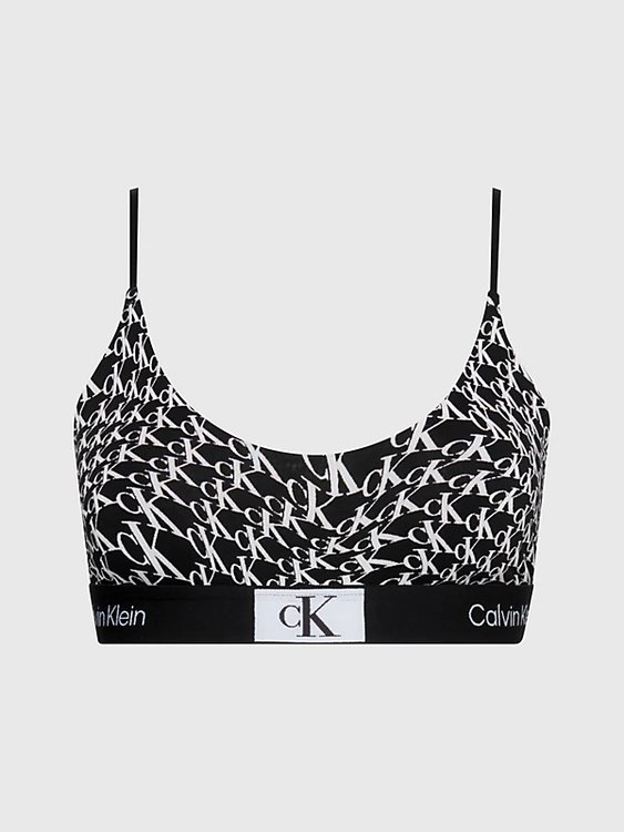 Calvin Klein Underwear – 1996 Cotton braletka, Černá barva