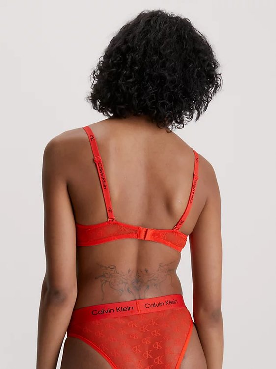 Módní 1996 Logo podprsenka, Červená barva, 2023