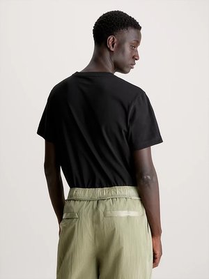 CK Embro Badge triko – Calvin Klein Jeans, Černá barva Muži