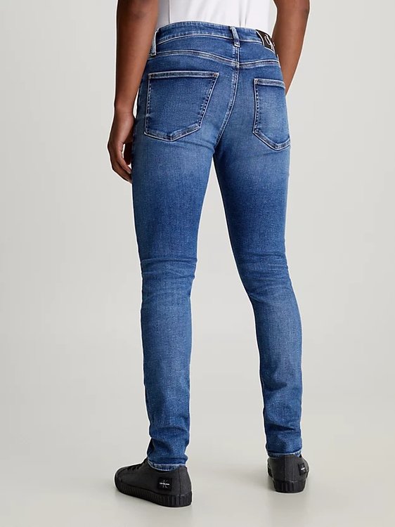 Skinny jeans – Calvin Klein Jeans, Modrá barva Muži