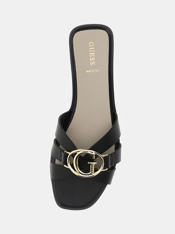 Luxusní Symo pantofle, Černá barva, 36, 37, 38, 39, 40, 41