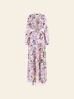 Luise Crused Paisley šaty Fialová, Růžová barva Ženy
