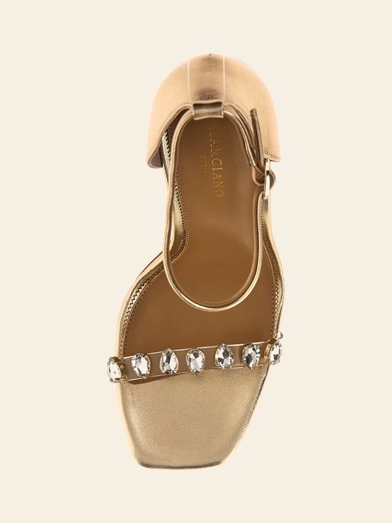 Luxusní Moore sandály, Zlatá barva, 37, 38, 39