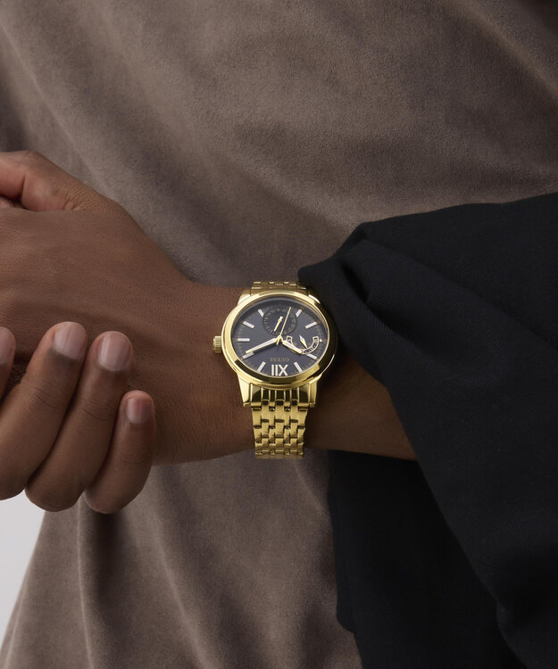 GUESS – Emerson hodinky, Zlatá barva 1