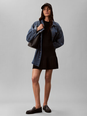 LV047H368G-UB1 šaty l/s – Calvin Klein Jeans Ženy