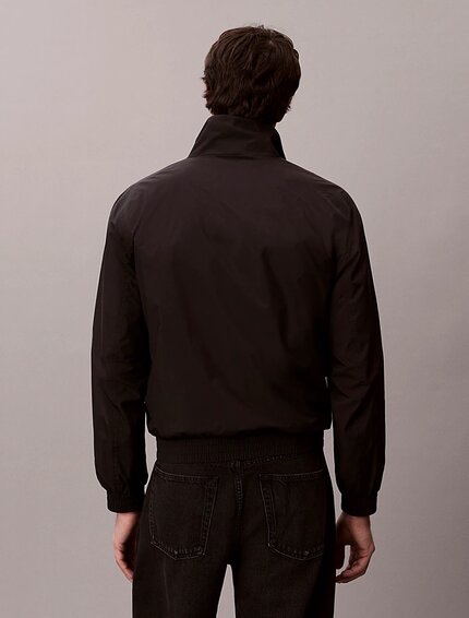 Módní Harrington bunda, Černá barva, 2026