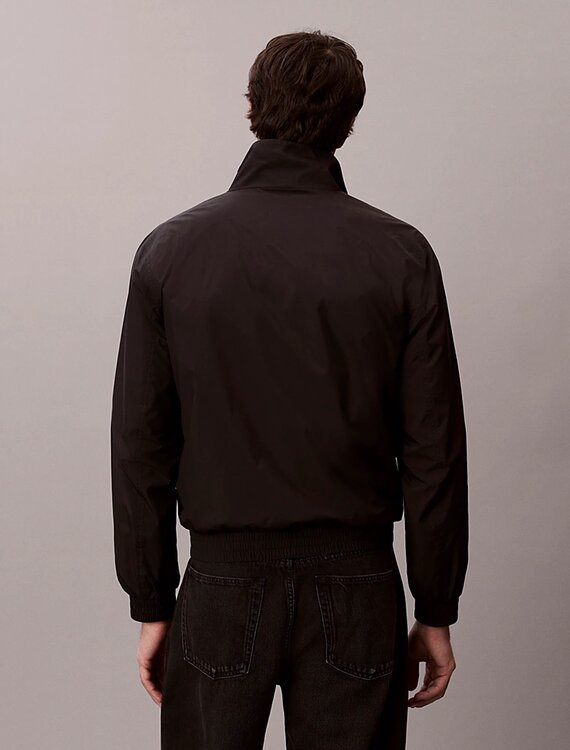 Módní Harrington bunda, Černá barva, 2026