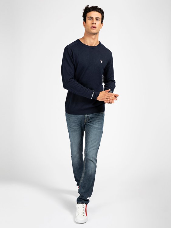 Svetr – Guess, Modrá barva Muži, Muži