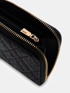 Luxusní Isemay medium peněženka, Černá barva, T/U