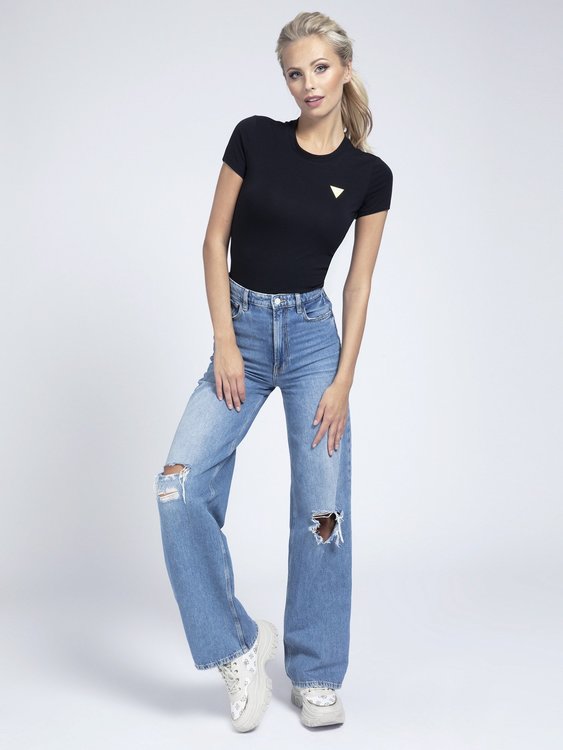 Triko – Guess, Černá barva Ženy, Ženy