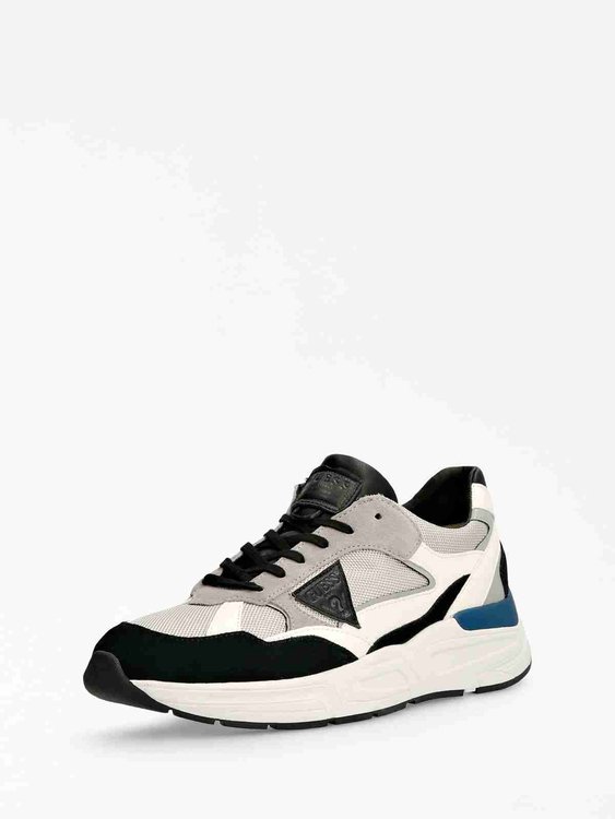 Guess – Imola tenisky, Bílá, Černá, Šedá barva 2