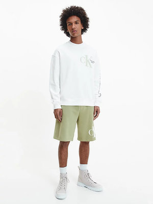 Dynamic mikina – Calvin Klein Jeans, Bílá barva Muži