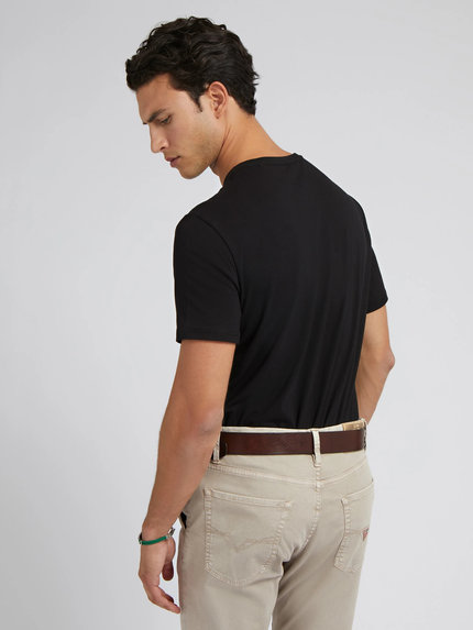 Módní Jasin tričko, Černá barva, 2022