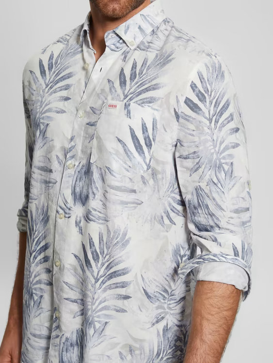 Luxusní Collins košile, Bílá, Modrá barva, L, XXL