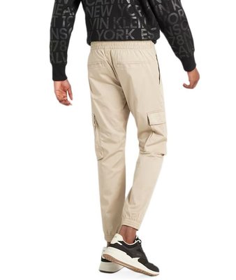 Skinny Washed Cargo kalhoty – Calvin Klein Jeans, Hnědá barva Muži