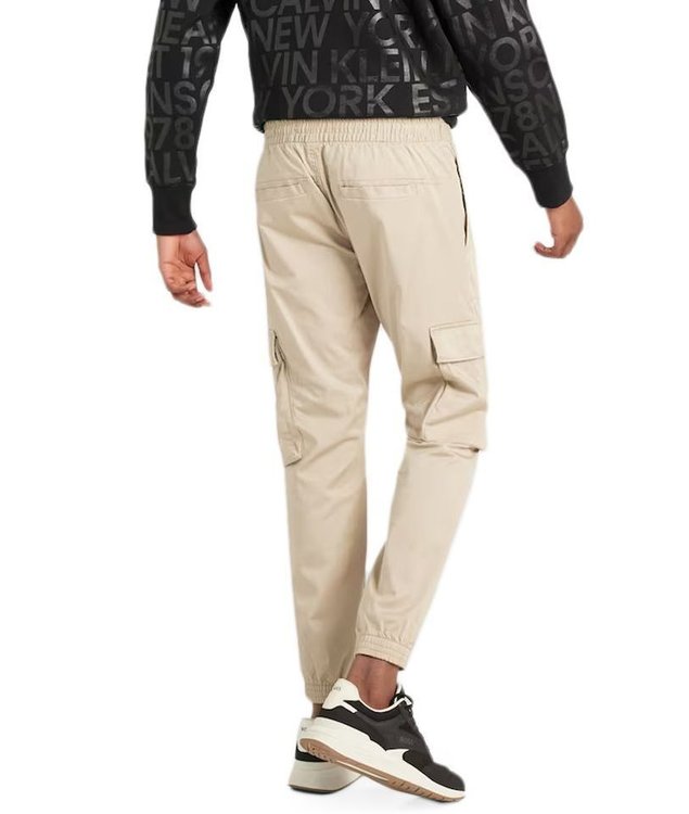 Skinny Washed Cargo kalhoty – Calvin Klein Jeans, Hnědá barva Muži