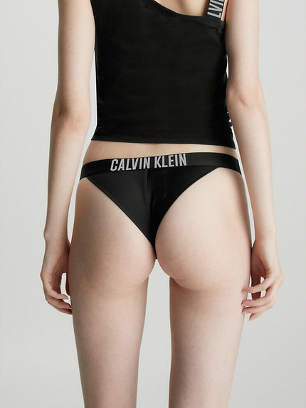Spodní díl plavek - Intense Power – Calvin Klein Swimwear, Černá barva Ženy