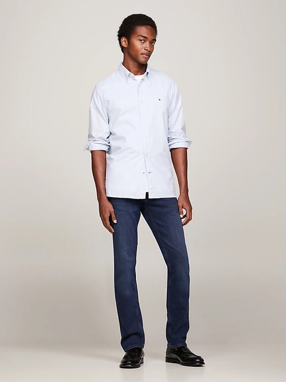 Módní Core 1985 Flex Oxford košile, Modrá barva, 2024