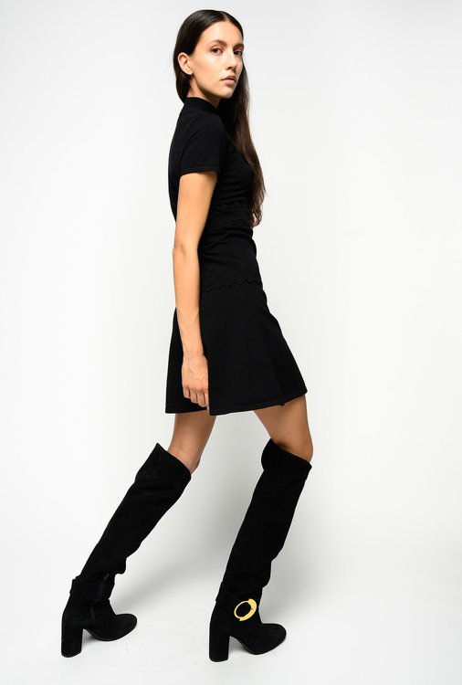 Pinko, Černá barva Dominica šaty