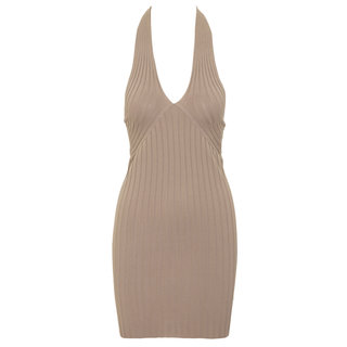 Guess – Šaty, Béžová barva