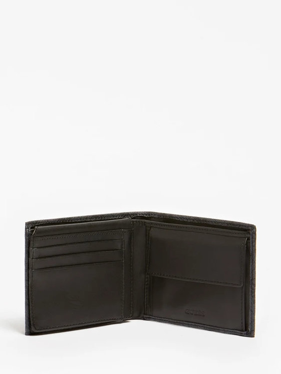 Luxusní Vezzola billford peněženka, Černá barva, T/U