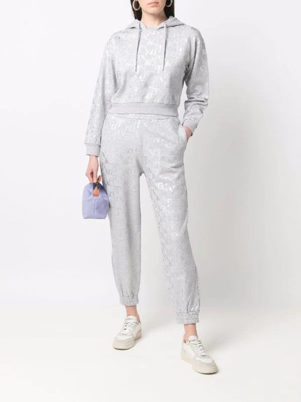 Pinko, Šedá, Stříbrná barva Muggio maglia mikina