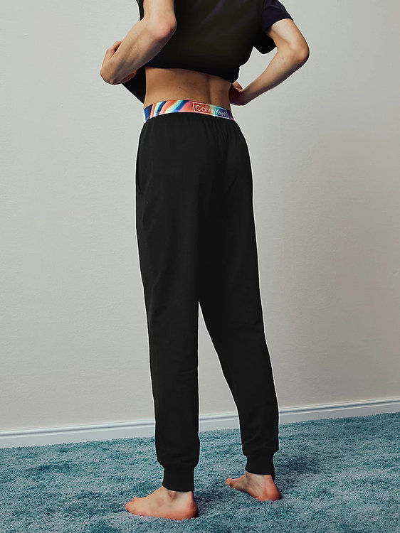 Pride pyžamové kalhoty – Calvin Klein Underwear, Bílá barva Muži