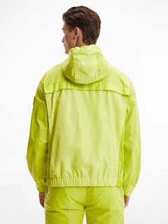 Calvin Klein Jeans – Perforated větrovka, Lime, Neonová barva 1