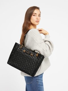 Luxusní Aveta kabelka, Černá barva, T/U