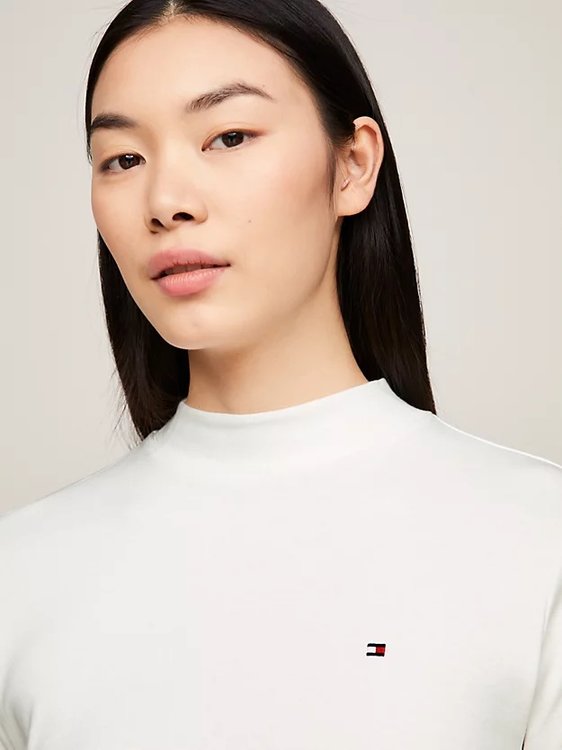 Módní New Cody Slim triko, Bílá barva, 2024