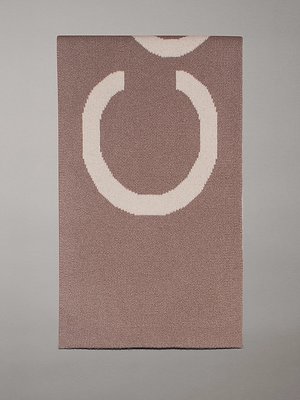 Calvin Klein Jeans – Two-Tone šála, Červená, Hnědá barva