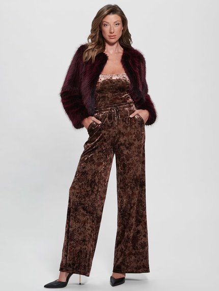 Módní Bonnie bunda, Vínová barva, 2022