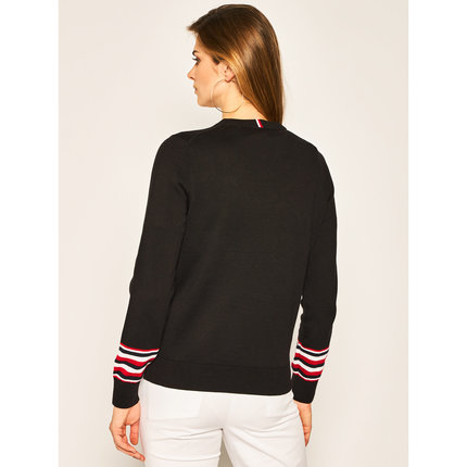 Módní Essential svetr, Černá barva, 2020