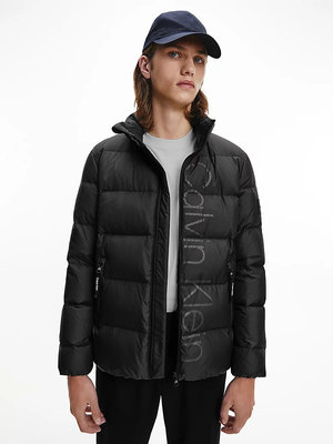 Calvin Klein – Recycled bunda, Černá barva 1