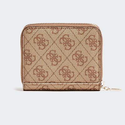 Zadie logo peněženka – Guess, Hnědá barva Ženy