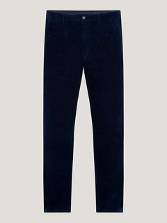 Bleecker Chino Corduroy kalhoty Navy barva Muži
