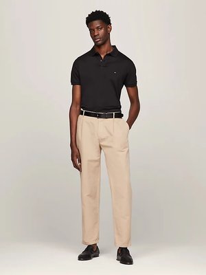 Essential Regular Fit polo – Tommy Hilfiger, Černá barva Muži