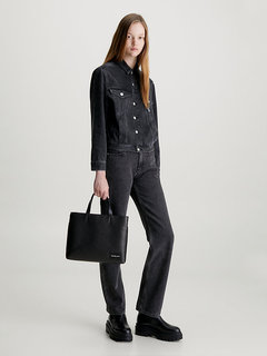 Luxusní Sculpted kabelka, Černá barva, OS