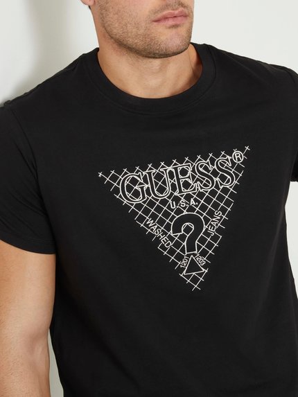 Luxusní Triangle Embro triko, Černá barva, S, M, L, XL, XXL