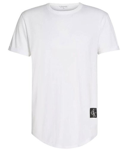 Módní Badge Turn triko, Bílá barva, 2024