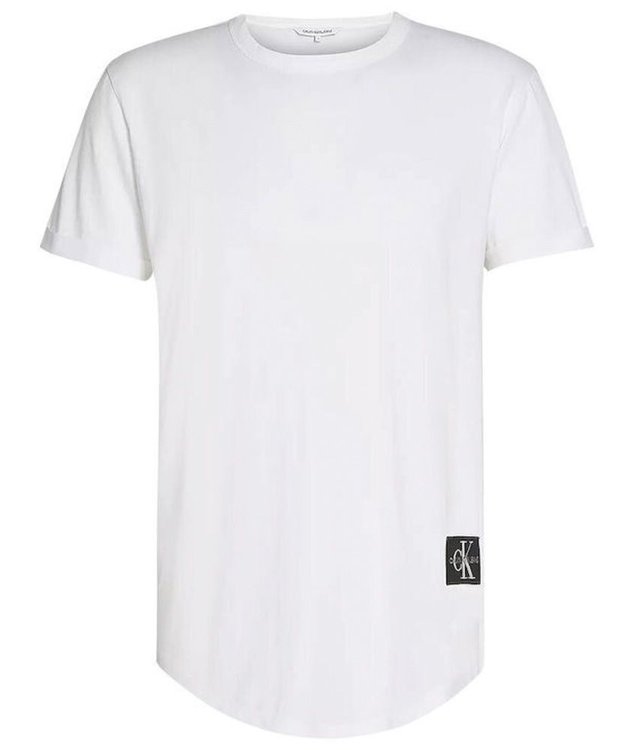 Módní Badge Turn triko, Bílá barva, 2024