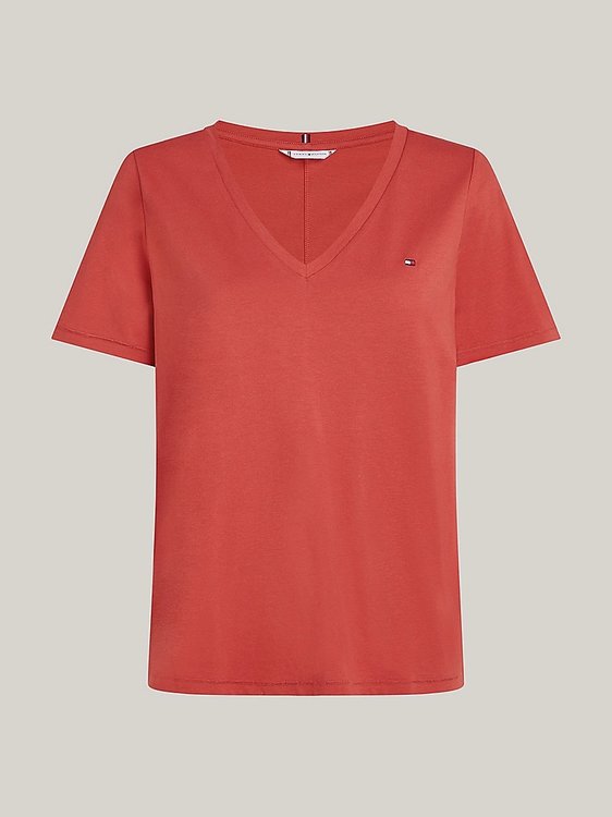 Modern Regular triko Červená barva Ženy