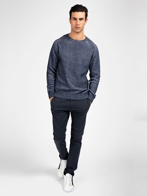 Raglan svetr – Guess, Modrá barva Muži, Muži