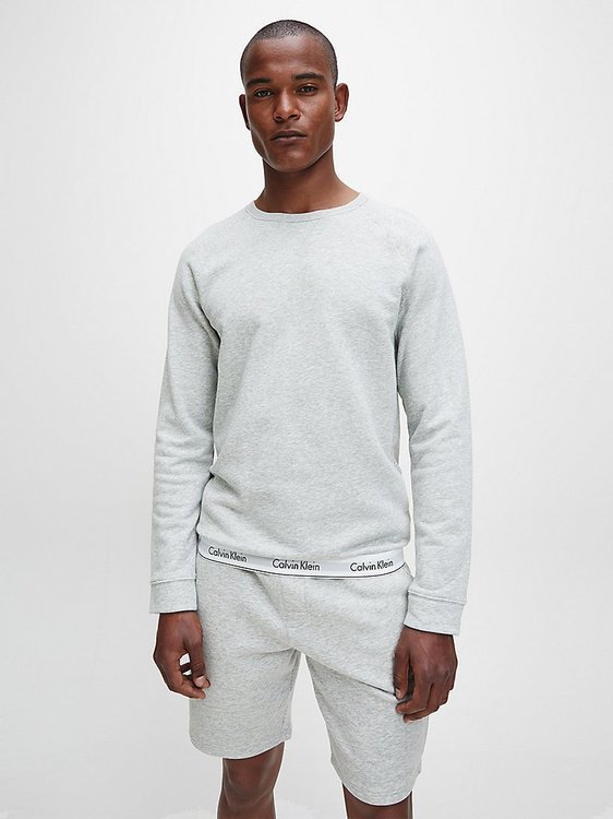 Calvin Klein Underwear – Modern Cotton mikina, Šedá barva