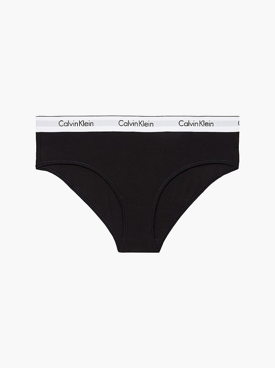 Calvin Klein Underwear – Modern cotton Hipstry PLUS SIZE, Černá barva